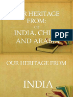 The Philippine Heritage From India China and Arabia