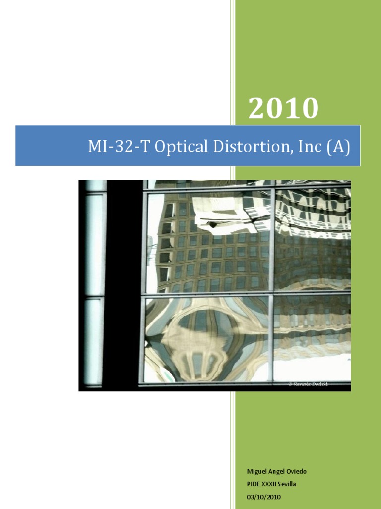 MI32T Optical Distortion Inc A PDF Precios Mercado (economía)