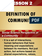 Definition of Community