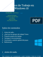 Grupos de Trabajo en Windows 10