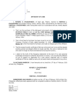 Affidavit of Loss- ENCAJANADO