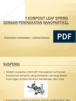 Analisis Fem Komposit Leaf Spring Dengan Peningkatan Nanopartikel