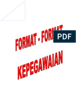 Format Format Kepegawaian