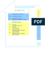 Water hammer. Method of characteristics. Example solved using Visual Basic and Finite Differences.xls