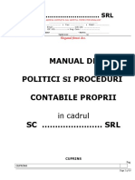 Model Manual Politici Contabile