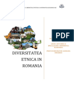 Diversitatea Etnica in Romania