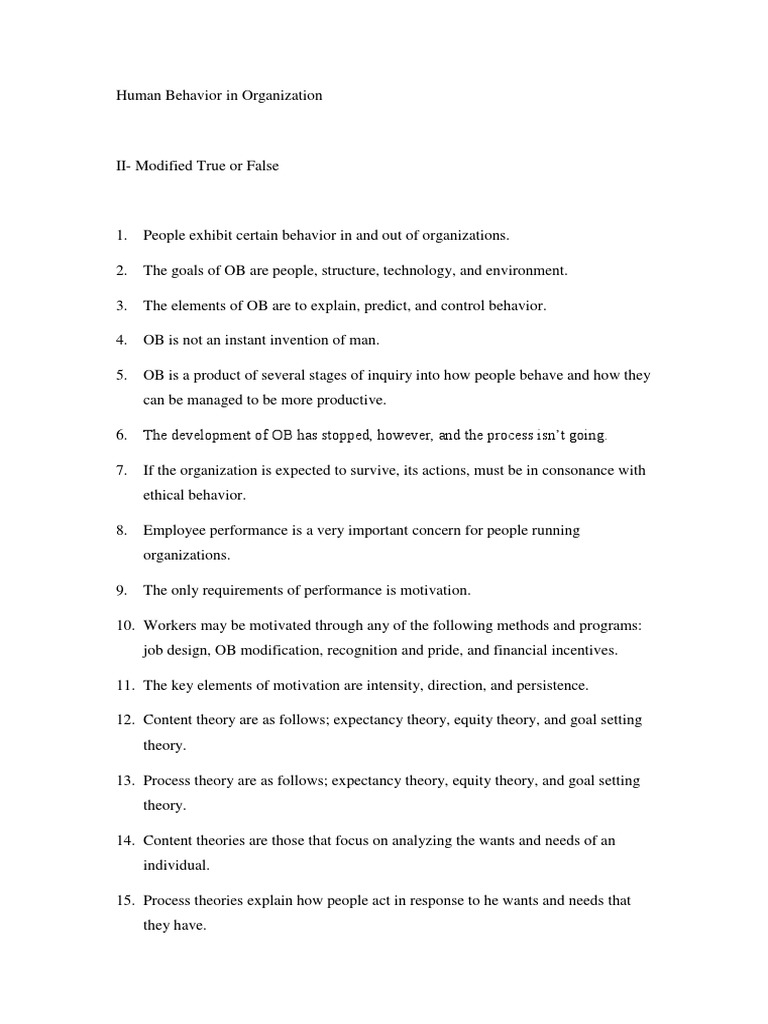 Understanding Organizational Behavior | PDF