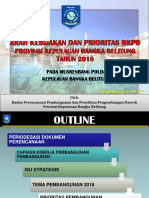 Paparan Bappeda Pada Musrenbang Polda 15 Juni 2017