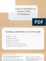 Amniotic Fluid Physio&regulation