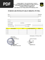 Formulir Pendaftaran Tournamen Mobile Legend Pdf
