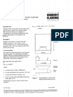 Structural Design of Stick Curtain Walling-Sample Calculations