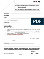 Formulario Recurso Prova Objetiva Sao Sebasitao EDITAL00138637174750810512264