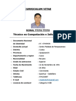 Curriculum Vitae Ronal