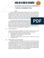 Proposal Turnamen Futsal