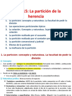 Tema 15 - La Partición de La Herencia