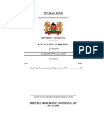 Public Procurement and Disposal Act 2005