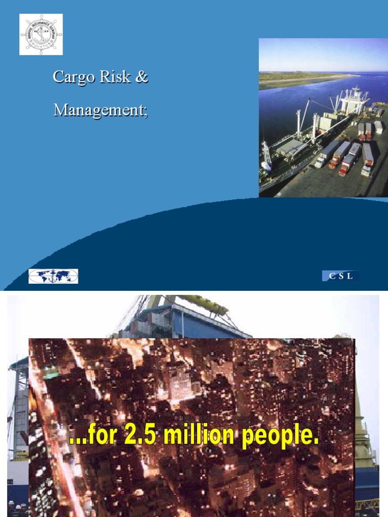 Cargo Risk | PDF | Risk Management | Risk