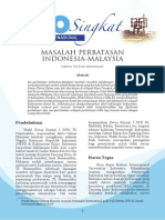 Masalah Perbatasan Indonesia-Malaysia PDF