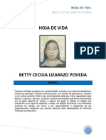 HOJA DE VIDA de Betty 2018