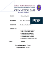 Group Vi Modern Medical Care