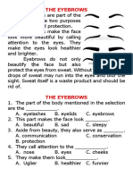 Eyebrows Beautify and Protect the Eyes