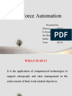 Sales Force Automation