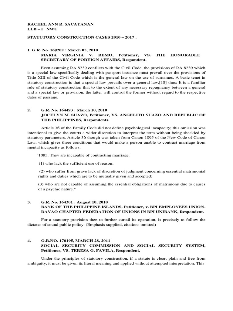 STATUTORY CONSTRUCTION CASES Final PDF