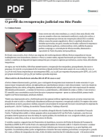 0 O perfil da recuperação judicial em São Paulo