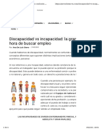 Discapacidad vs incapacidad: diferencias clave