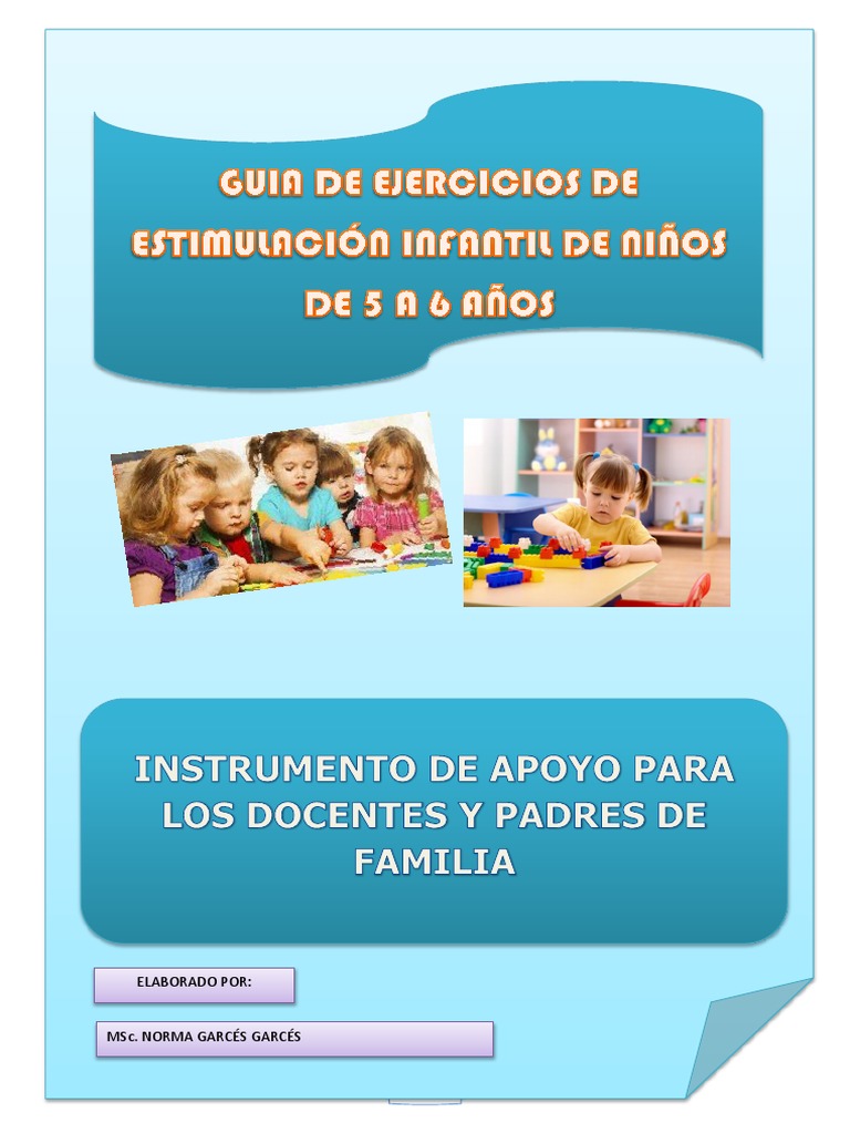 Ejercicios de Estimulación para Niños de 5 a 6 Años | PDF