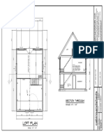 Cabin 2 Sht 3 Loft and Section