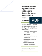 Procedimiento Organización Del Trabajo