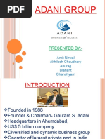 Adani Group: Presented By