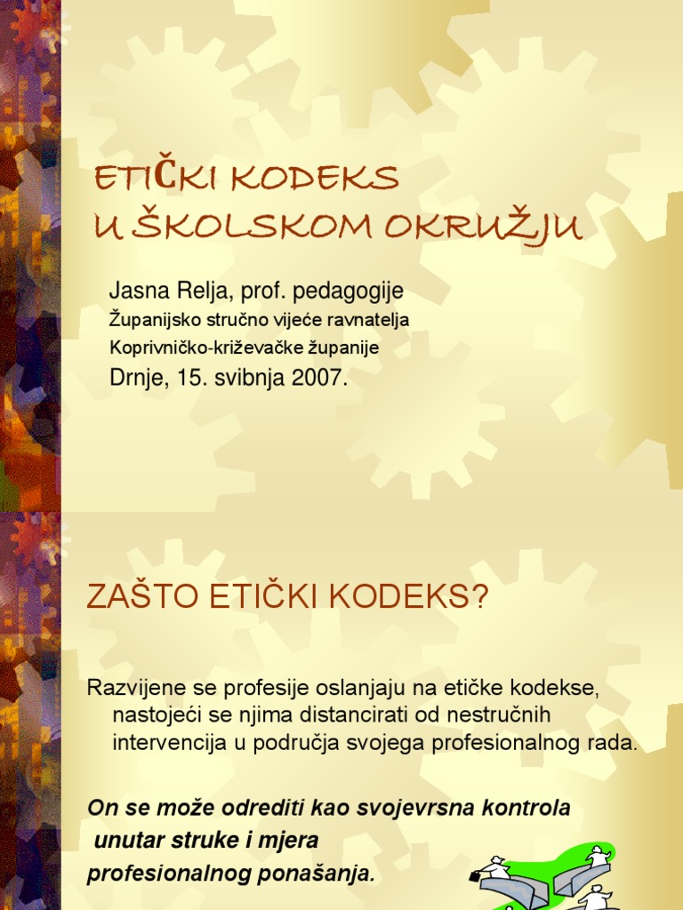 Eticki Kodeks | PDF