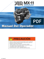 Paccar mx-11 Operators Manual 2017 - Spanish
