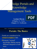 Knowledge Portals and Knowledge Management Tools