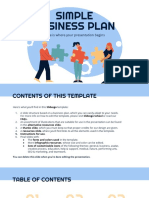 Simple Business Plan by Slidesgo
