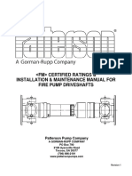 FM Patterson Driveshaft IOM