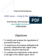 2020 Vision - Rising To The Challenge: Teaching and Learning Group