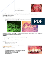 Patologías de La Mucosa Oral