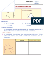 Existencia de Triángulos