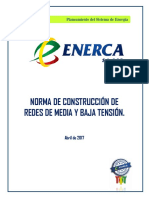 Norma de Constr - Redes MT-BT Enerca - 2017