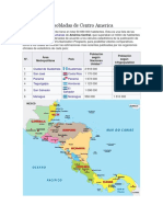 Ciudades Más Pobladas de Centro America