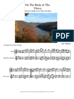 On The Bank of The Vltava - Trad. From Moldavia For Flute Oboe-Partitura y Partes