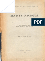 Creación de la Revista Nacional de Literatura, Arte y Ciencia en 1938