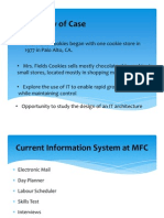 Overview of Mrs. Fields Cookies IT Systems and Business Impact