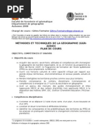 Download Plan du cours GGR-22043 automne 2008 Universit Laval by Gilles Fontaine SN4489810 doc pdf