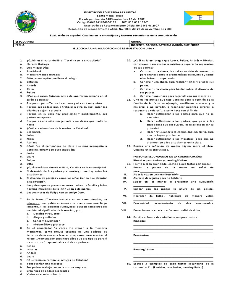 Resumen de "Catalina en la encrucijada" | PDF