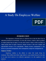 A Study On Employee Welfare