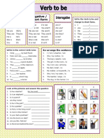 Verb To Be Grammar Drills - 803